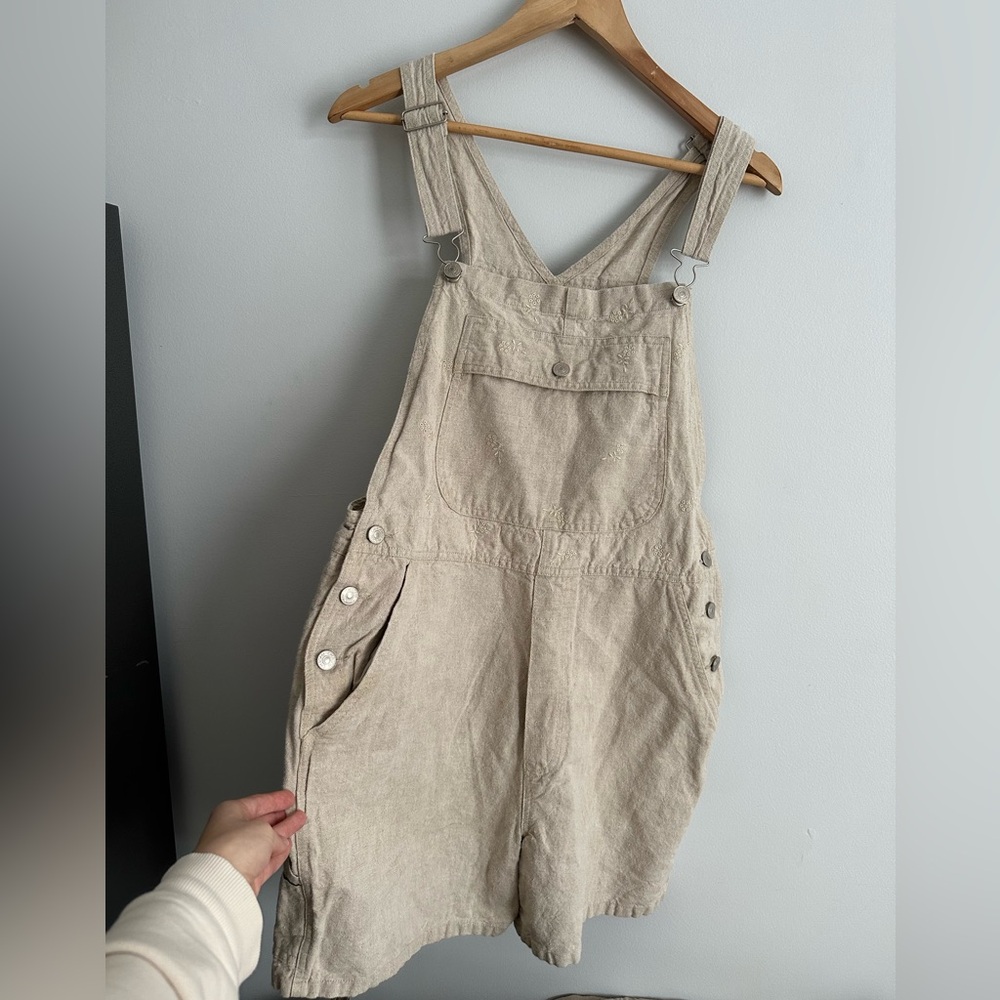 VINTAGE Cherokee Linen Overalls
